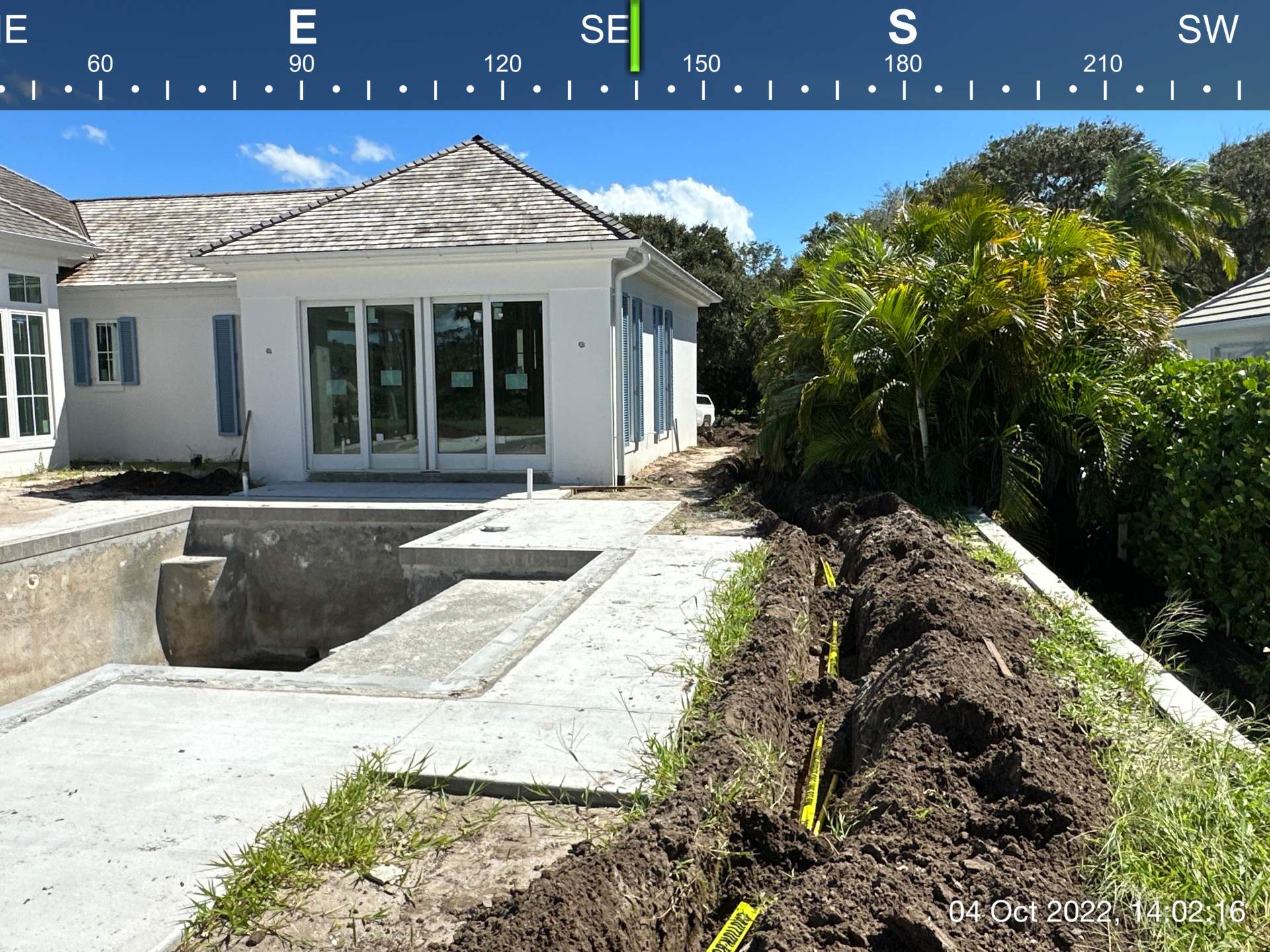 Construction Pool and Drainage